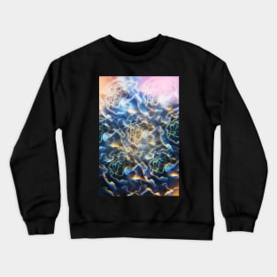 Succulent Photographed Through Prism Filter Crewneck Sweatshirt